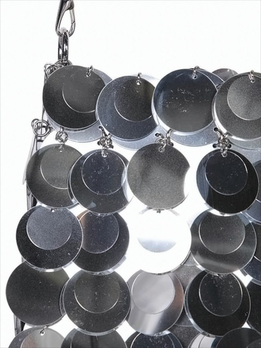 Paco Rabanne Reflective Circular Disc Shoulder Bag