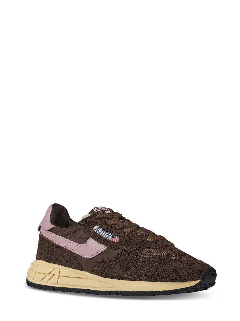 Autry Reelwind Low-Top Sneakers With Suede And Leather Combination