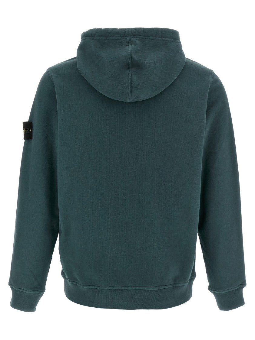 Stone Island Logo Badge Hoodie