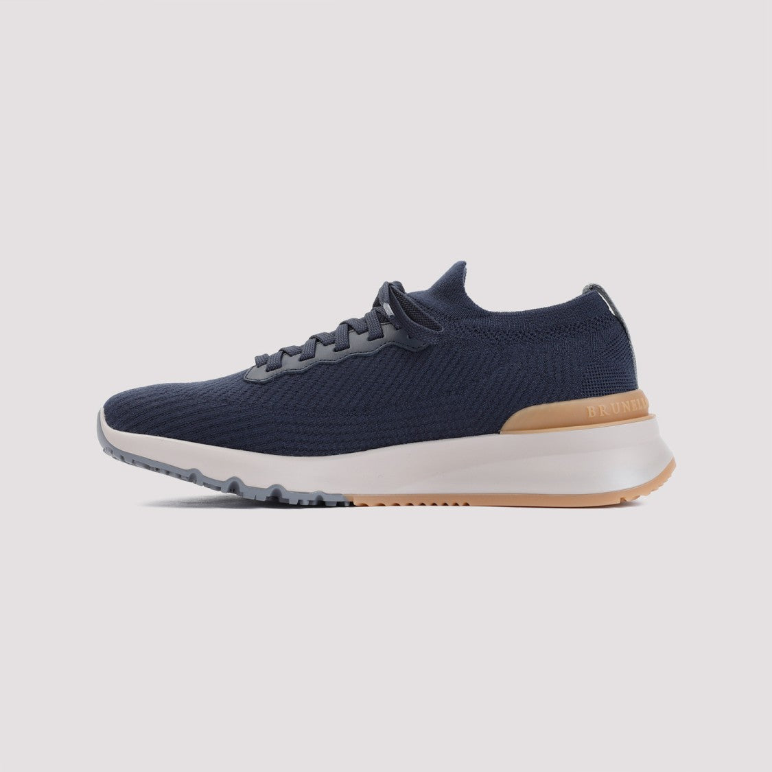 Brunello Cucinelli Navy Wool Shoes
