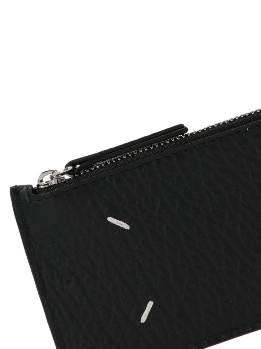 Maison Margiela Tumbled Leather Zipped Cardholder