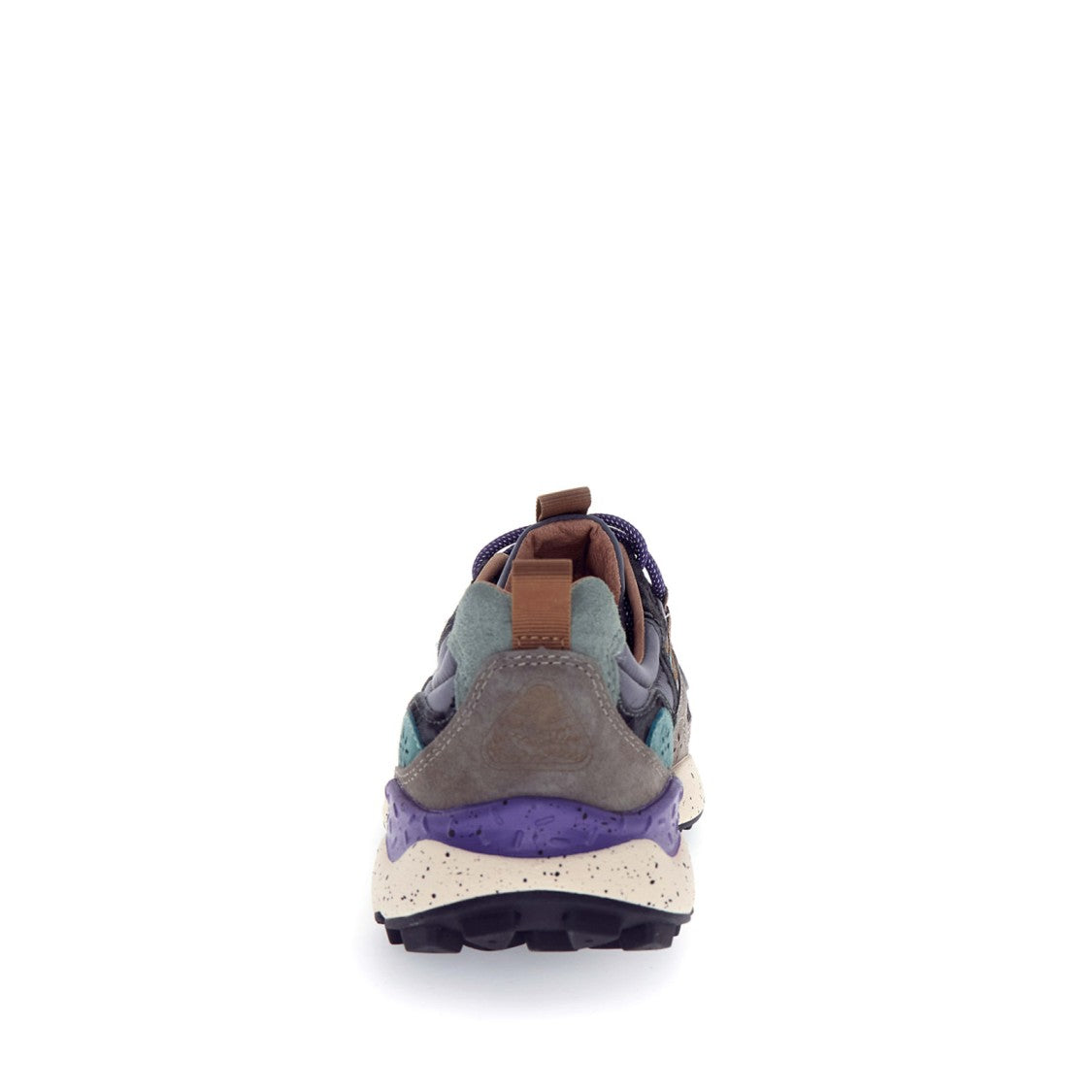 Flower Mountain Yamano Sneakers In Spotted Grey/Black/Petrol