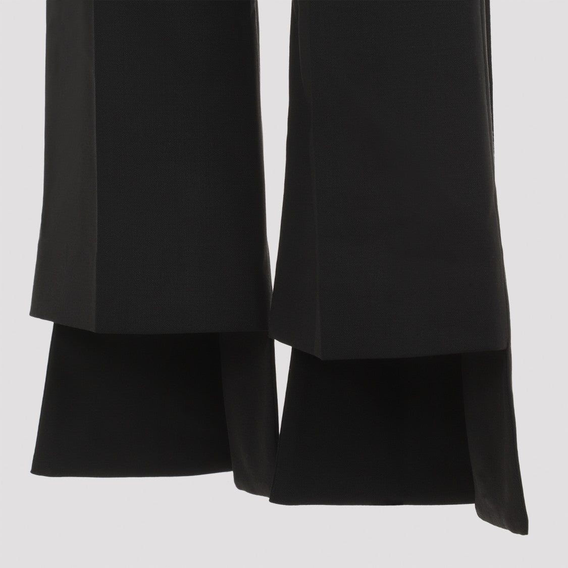 Chloé Flared Trousers With Virgin Wool Blend And Cut