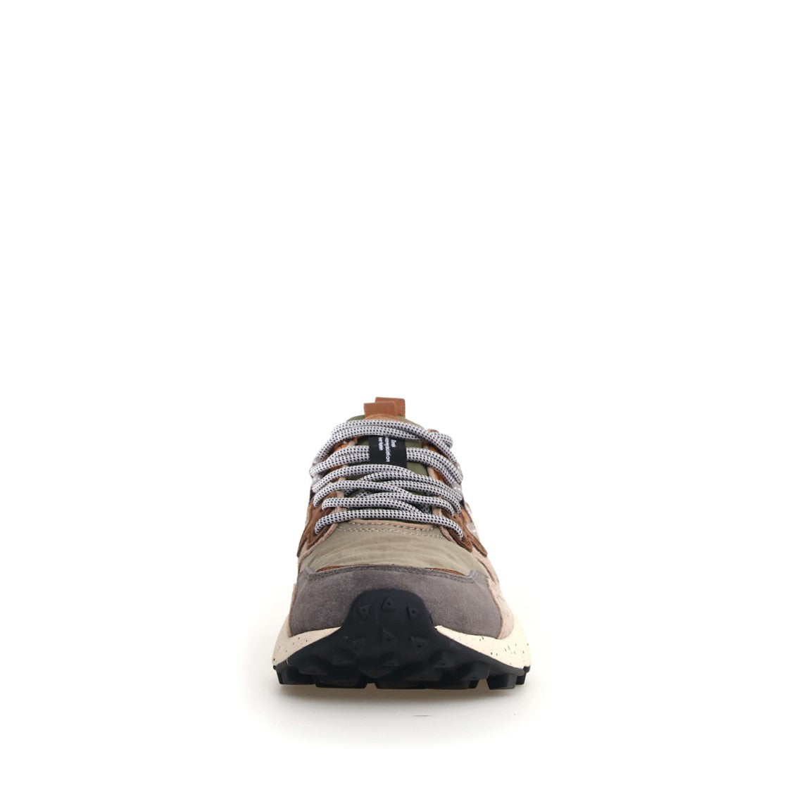 Flower Mountain Yamano 3 Sneakers - Sage Green/Camel/Grey Taupe/Brown