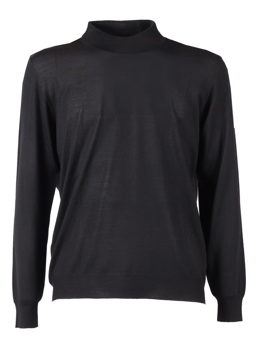 Fedeli Long-Sleeved Knitted Sweater