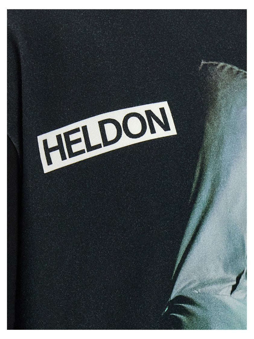 Undercover Graphic Black Cotton Jersey T-Shirt With Oversized Fit