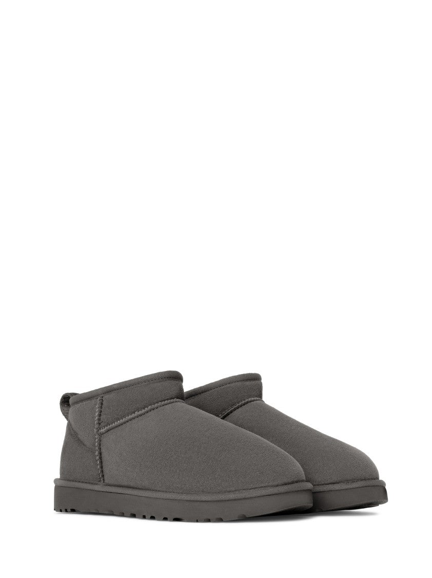 Ugg Asymmetrical Collar Twinface Low Boots With Eva Sole