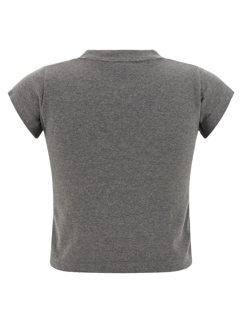 Balenciaga 'Shrunk Luxury Script' T-Shirt