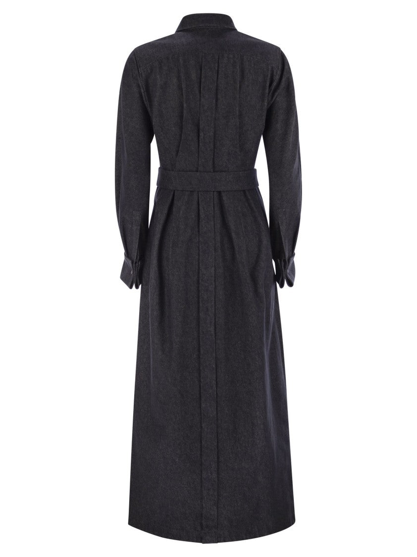 Max Mara Aller - Denim-Effect Chemise Dress