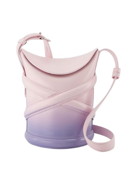 Alexander Mcqueen The Curve Hobo Bag - Lilac/Pink - Leather