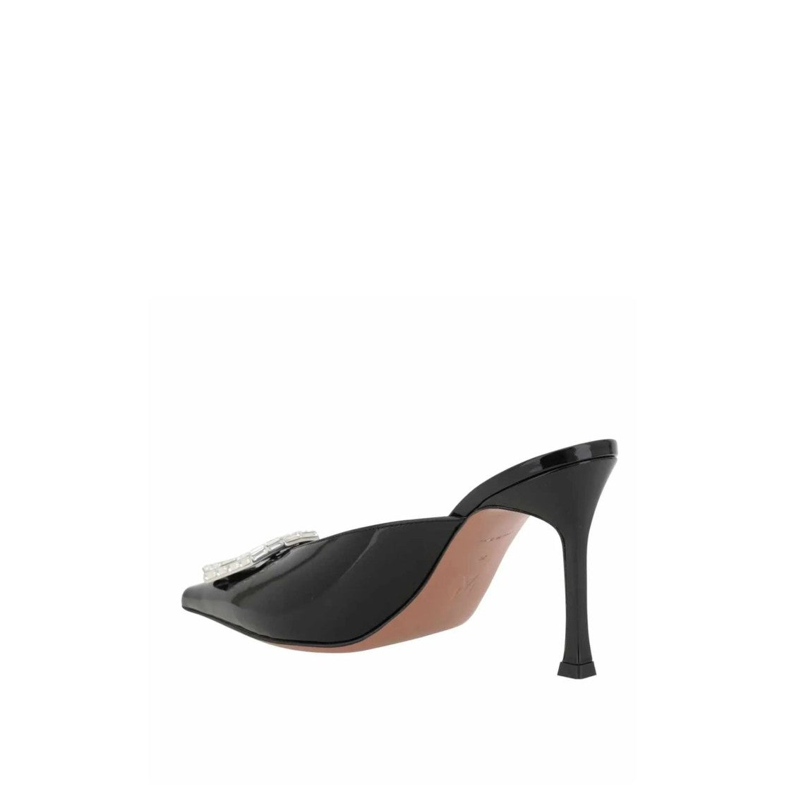 Amina Muaddi Camelia Patent 90 Mules