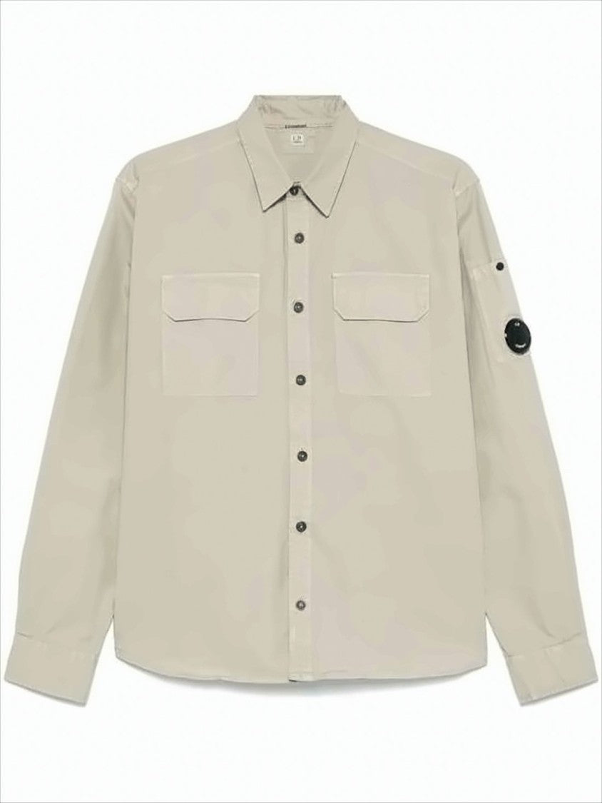 C.P. Company Long-Sleeve Shirt With Round Lens Detail