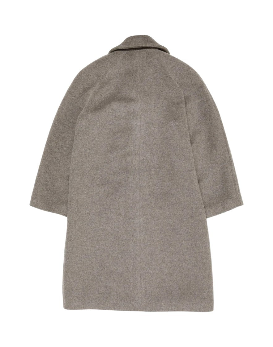 Acne Studios Double Alpaca Coat Grey