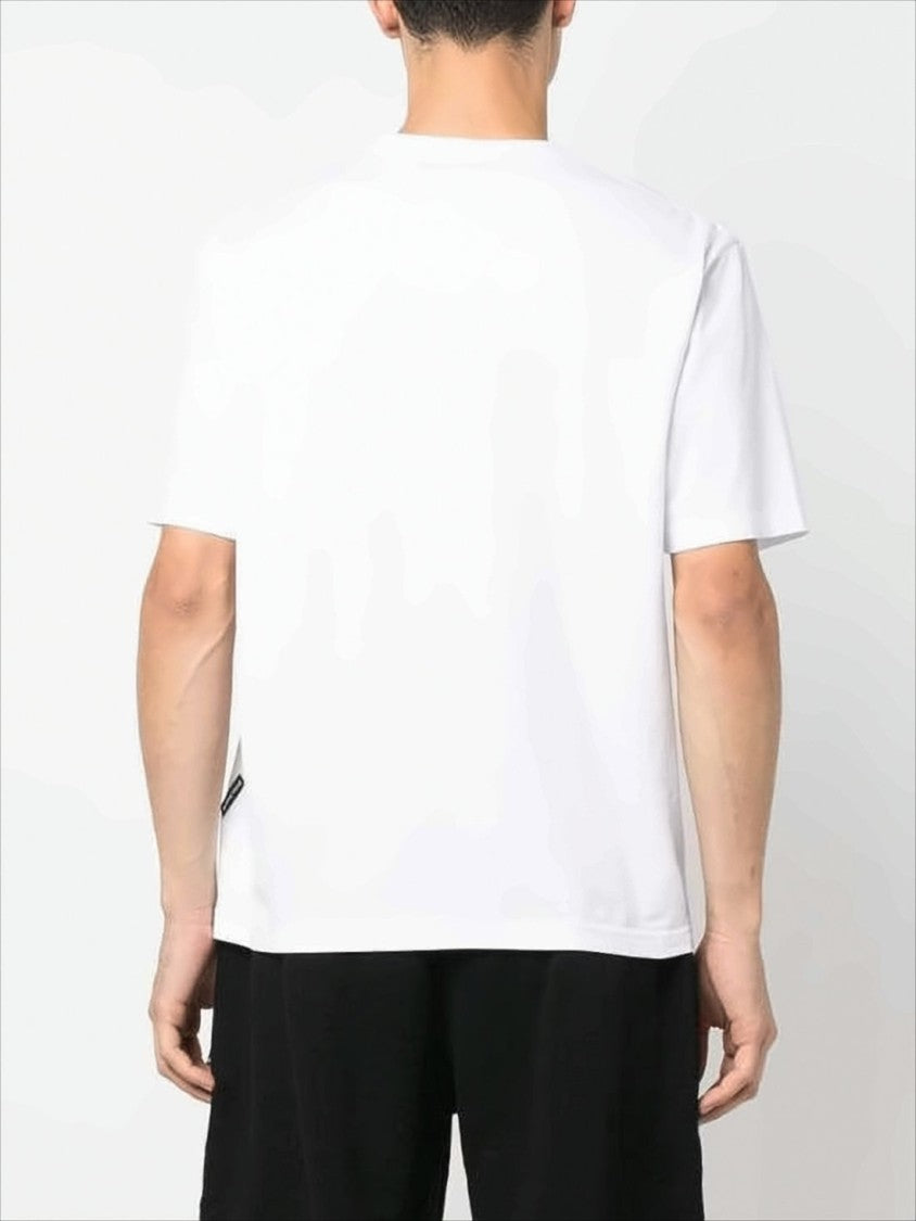 Palm Angels Short-Sleeve T-Shirt With Stylized Logo