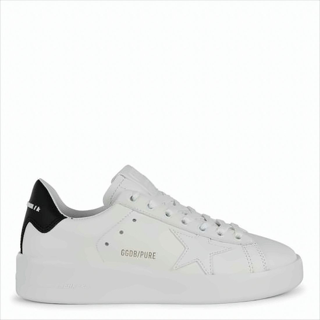 Golden Goose Low-Top Cowhide Leather Sneakers With Subtle Star Detail