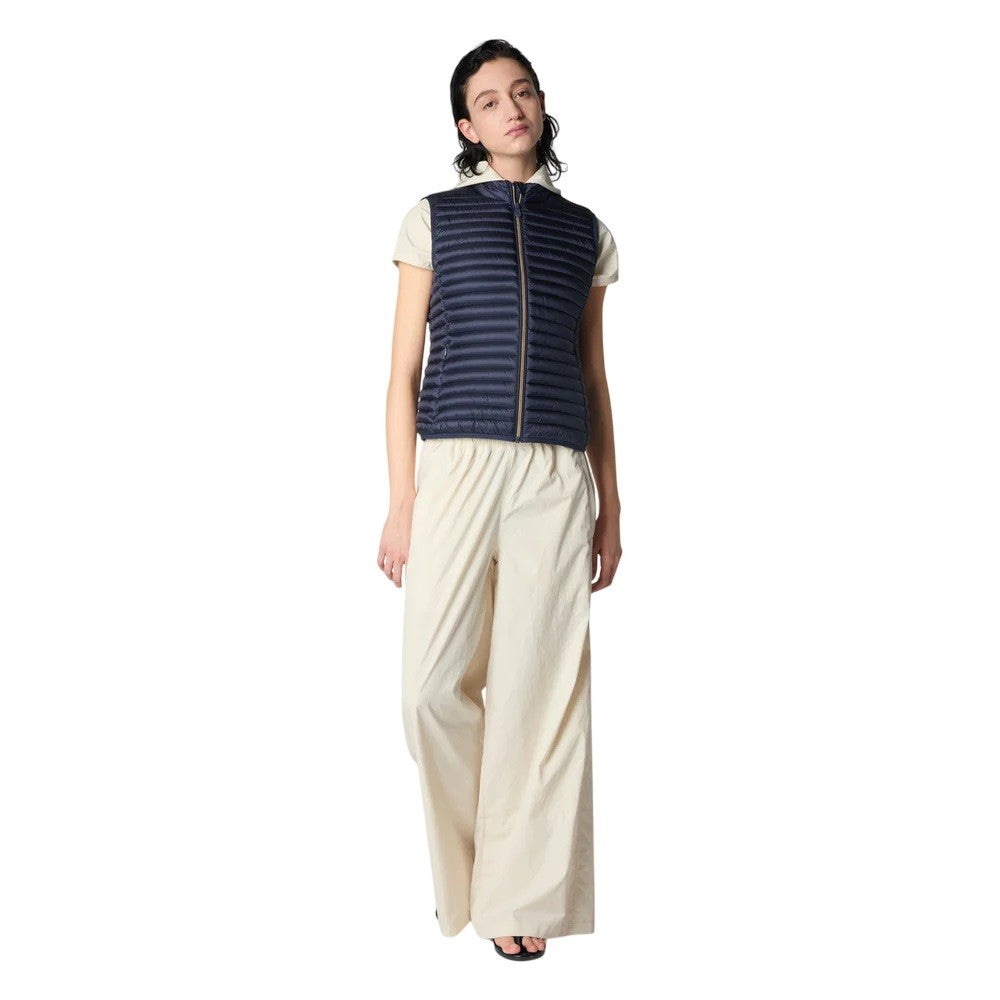 Save The Duck Slim Fit Vest With Mandarin Collar