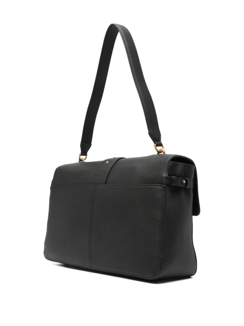 Pinko Textured Leather Shoulder Bag
