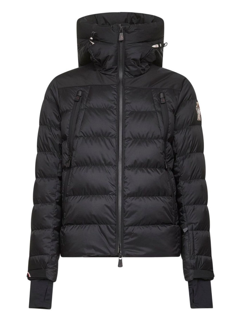 Moncler Grenoble Horizontal Quilted Black Puffer Jacket