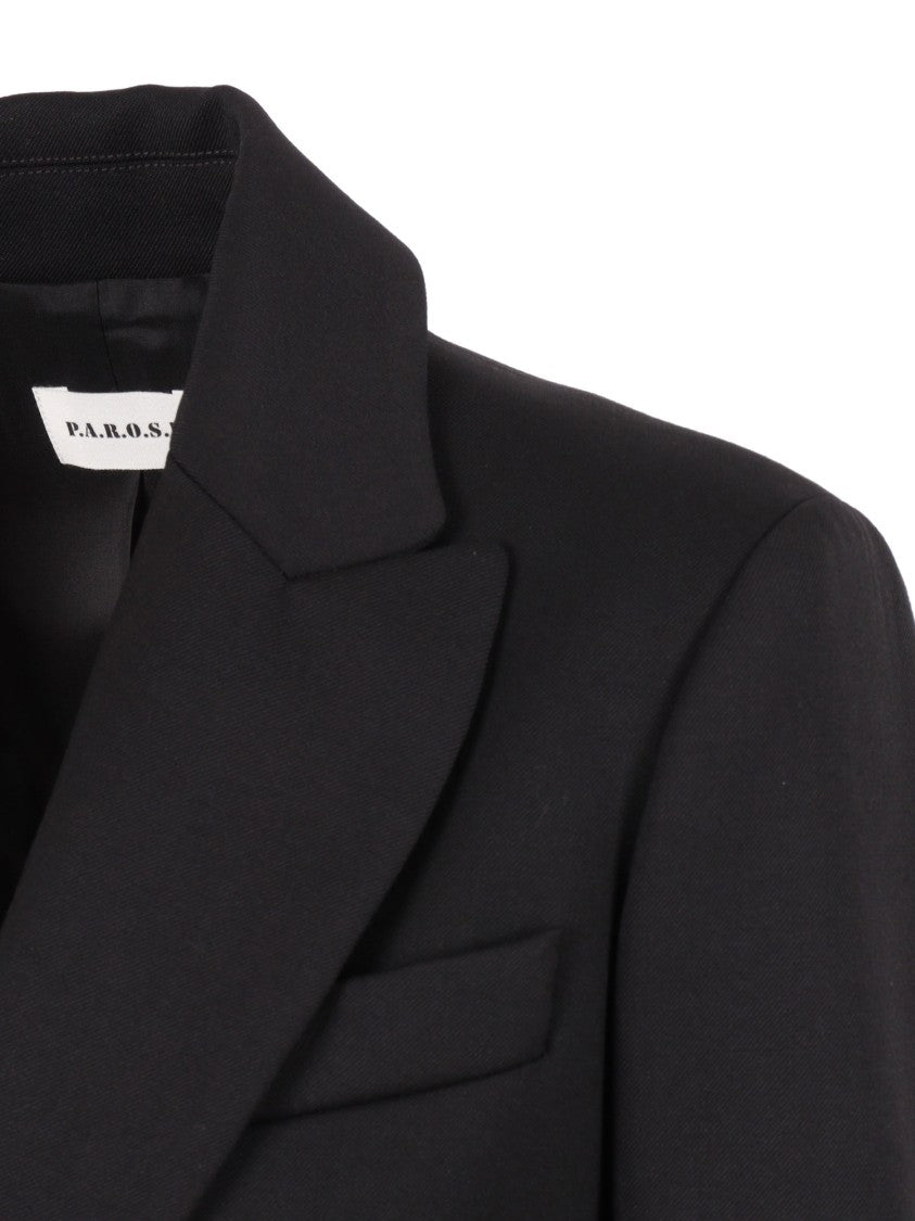 P.A.R.O.S.H. Fitted Blazer With Classic Lapel