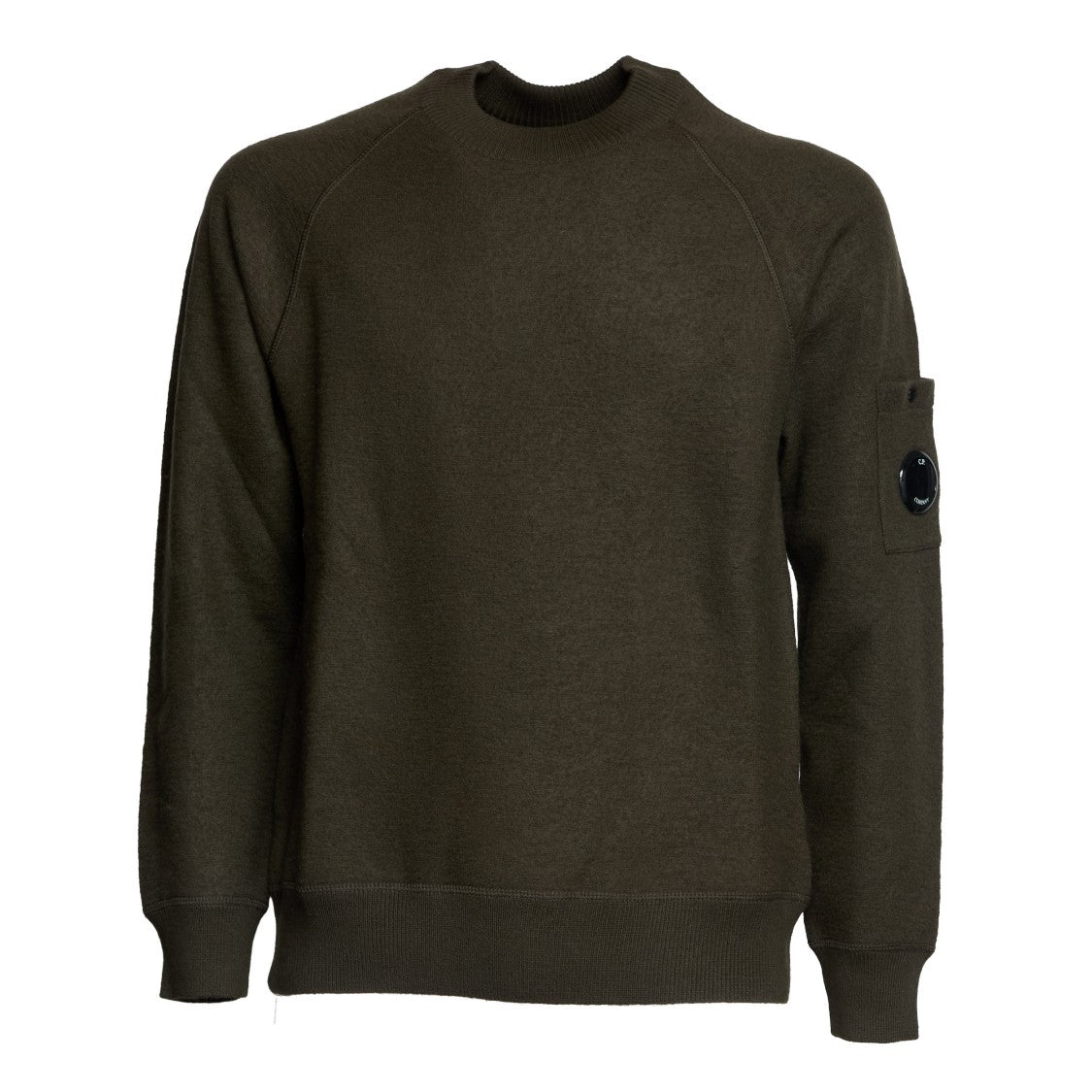 C.P. Company Merino Wool Felted Crew Neck Knit