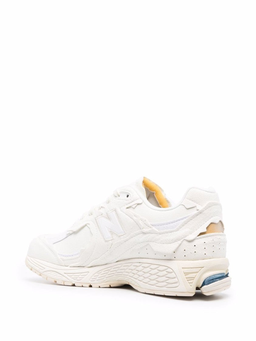 New Balance White Sneakers With Logo Patch