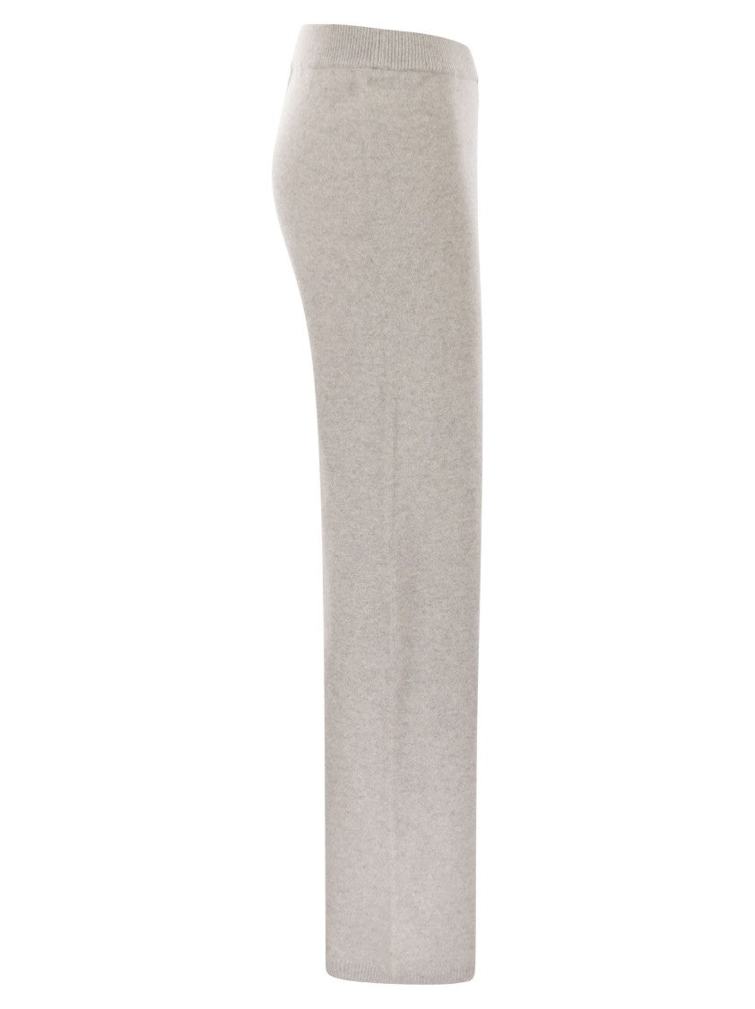 Peserico Wool And Cashmere Trousers With Lurex
