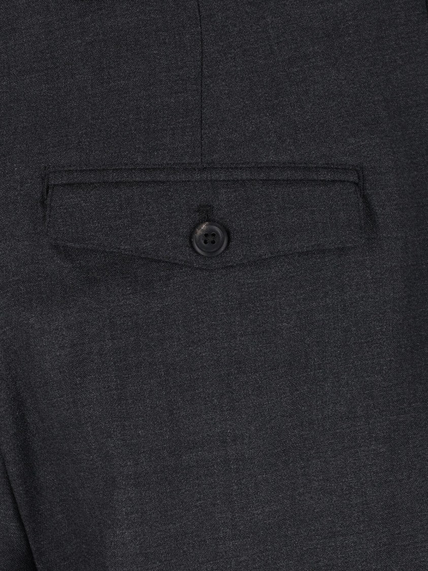 Our Legacy High-Waisted Wool Chino Trousers With Straight Fit