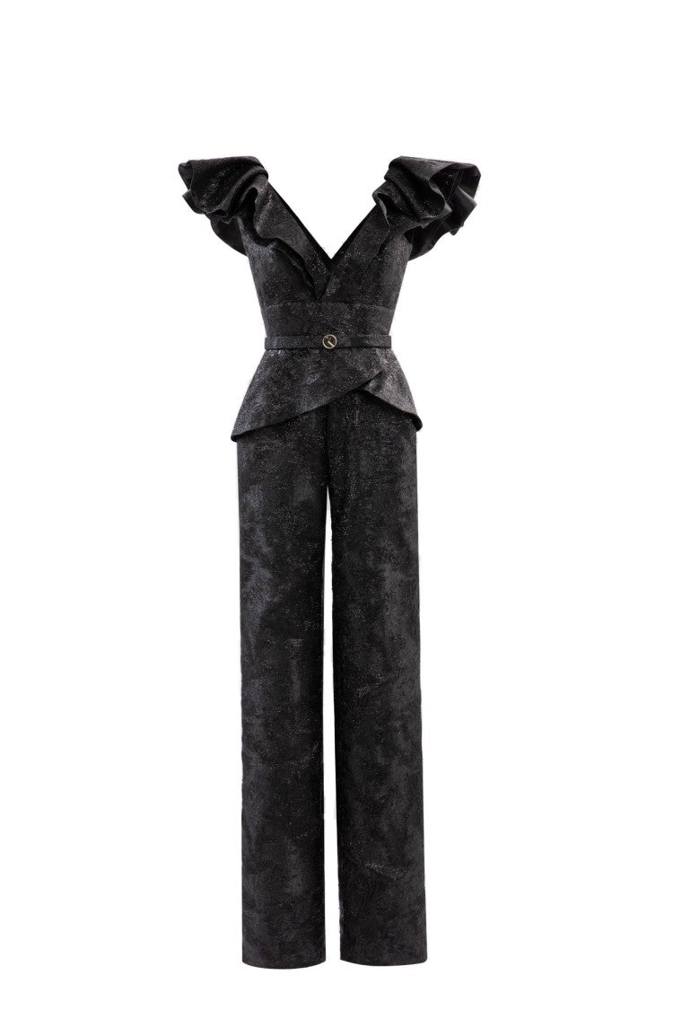 Saiid Kobeisy Brocade Jumpsuit