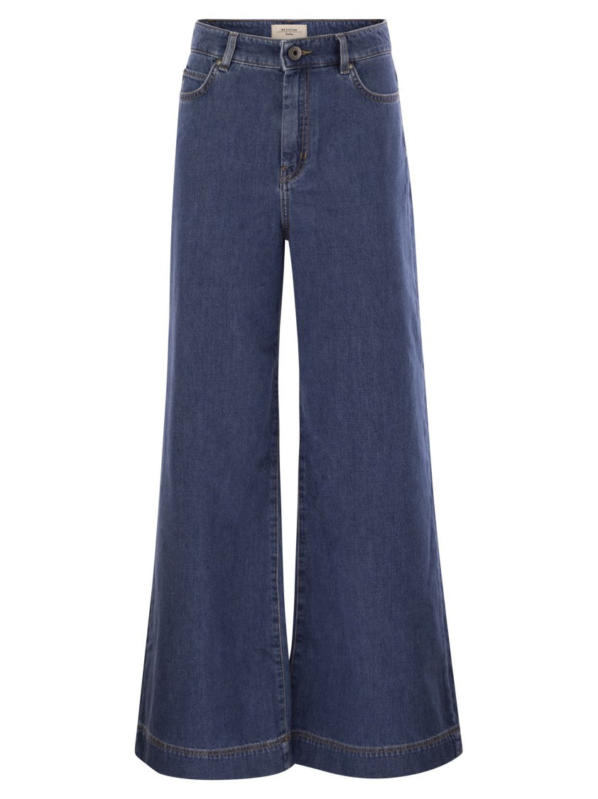 Max Mara Vega - Jeans Wide Leg In Denim