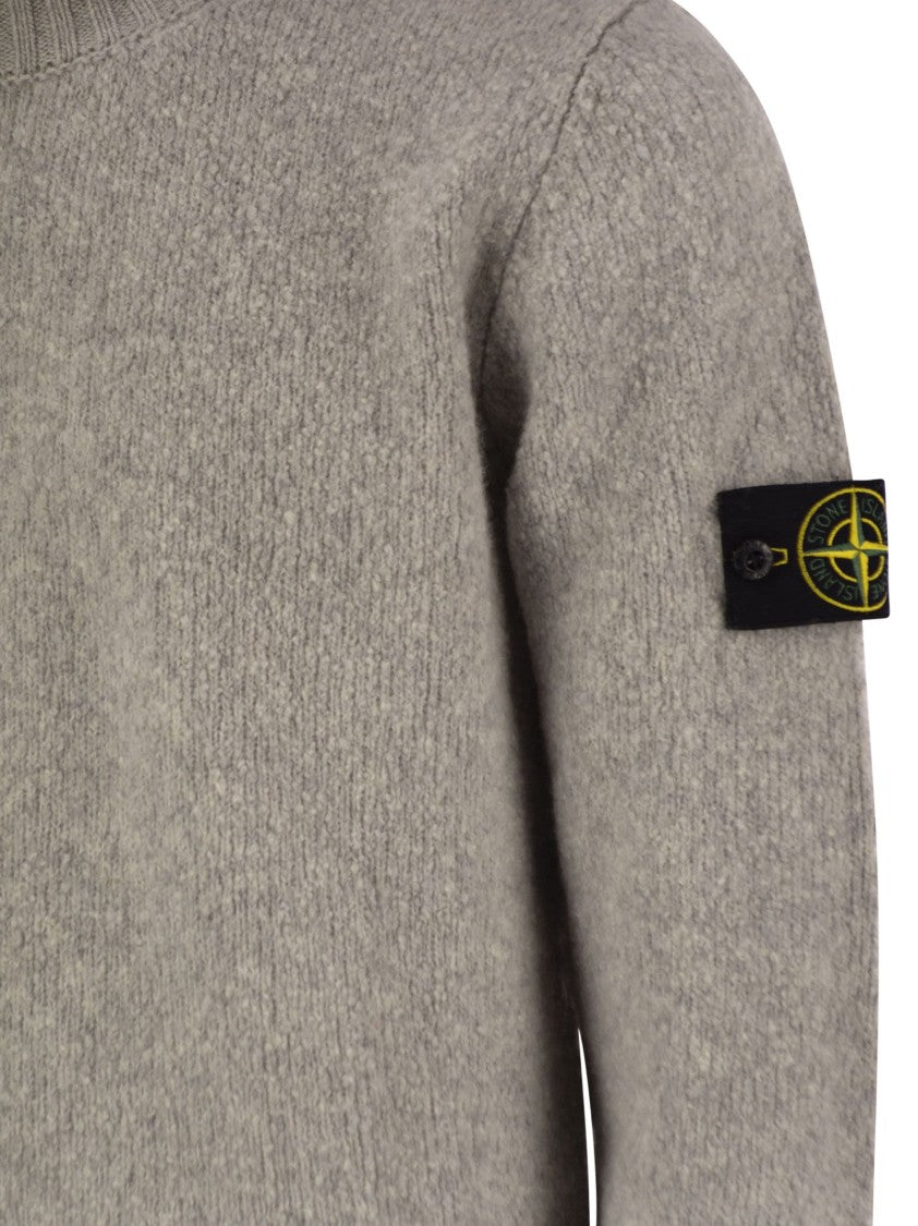Stone Island Round-Neck Jumper With Gauzy Texture