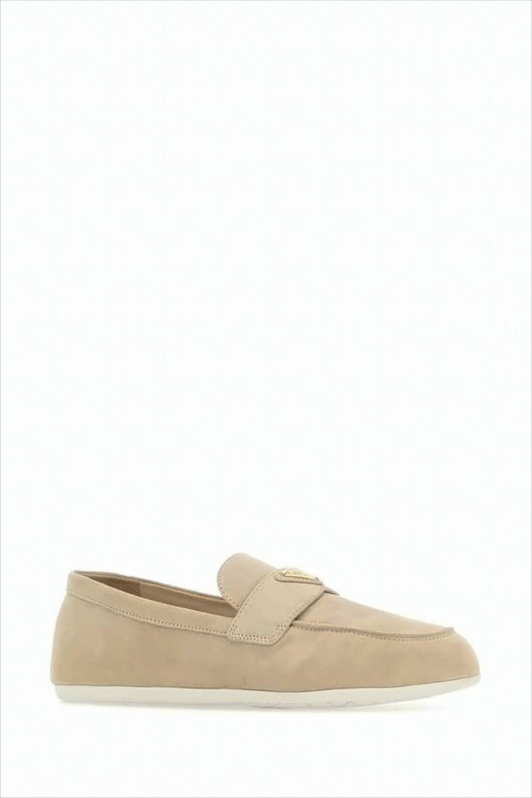 Prada Suede Loafers With Design