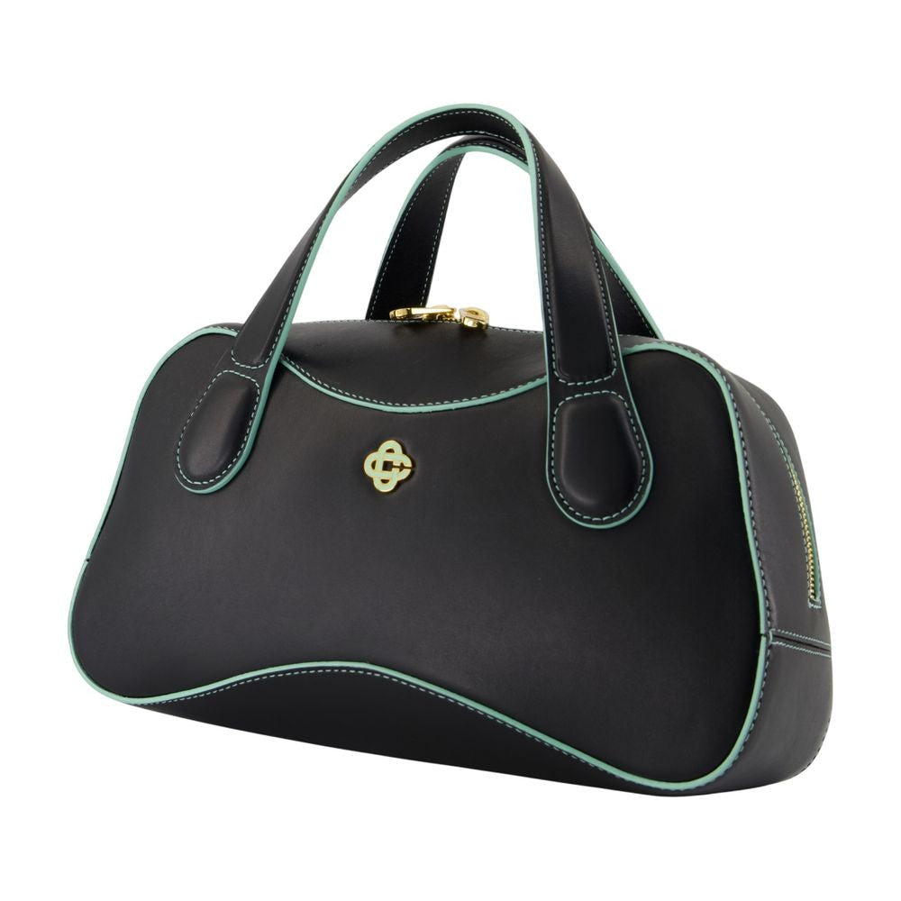 Casablanca Louise Mini Travel Bag - Leather - Black
