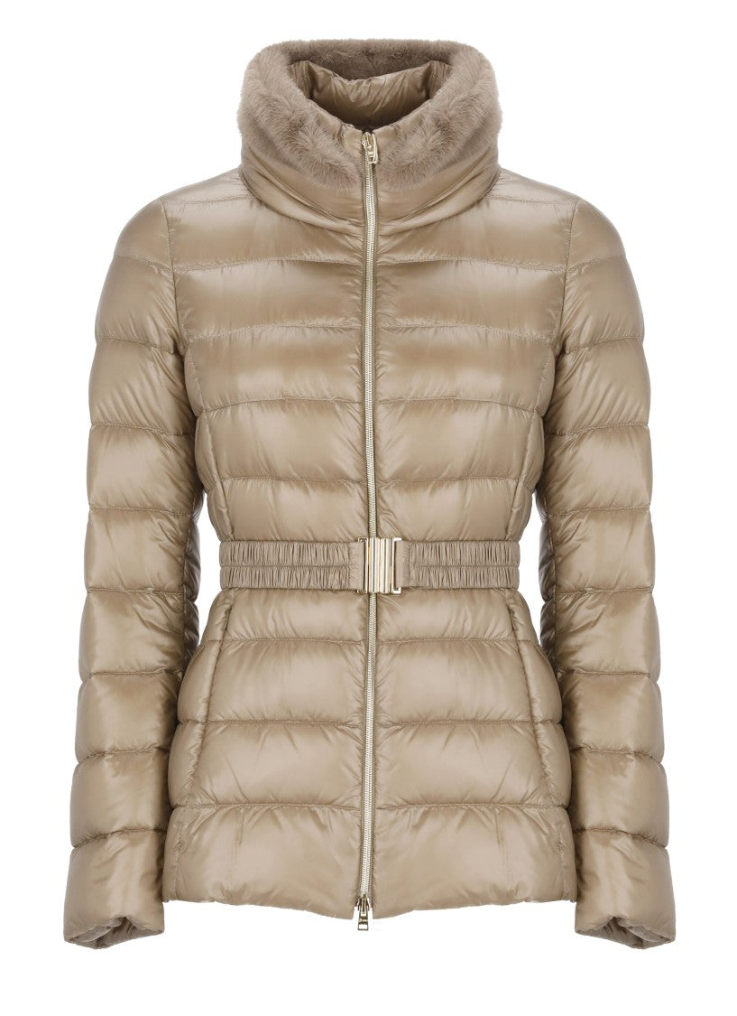 Herno Belted Quilted Down Jacket