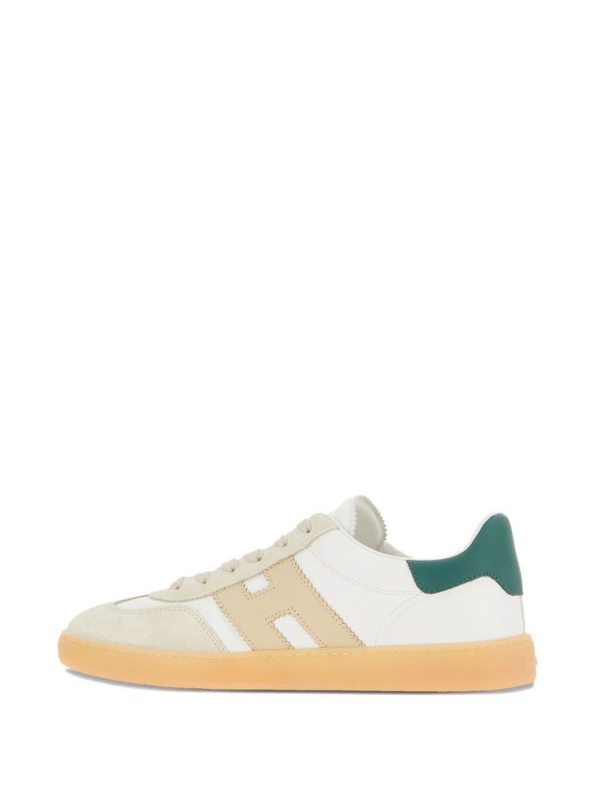 Hogan White Suede Sneakers
