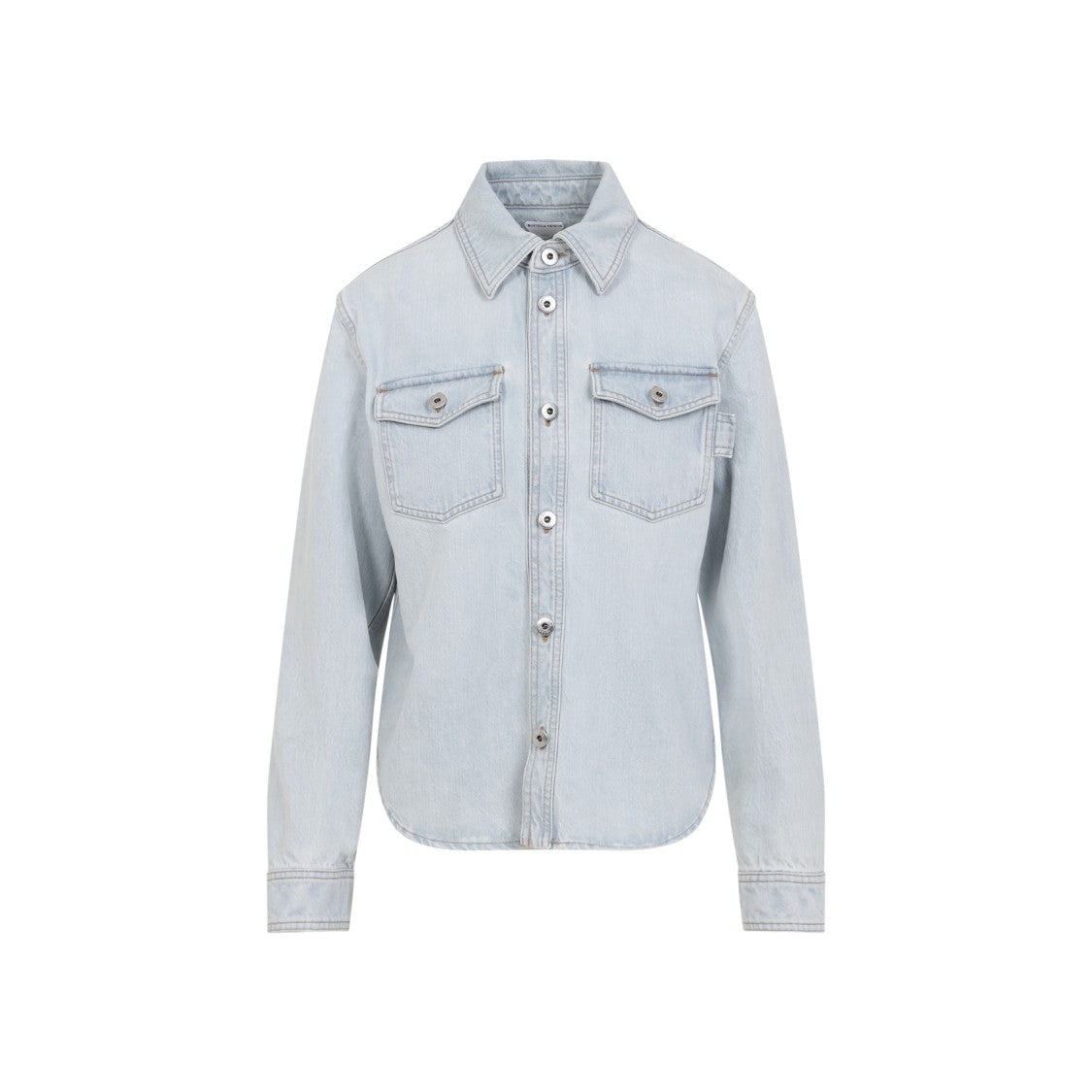 Bottega Veneta Light Blue Cotton Denim Jacket