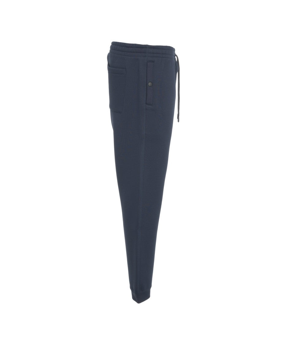 Alpha Tauri Slim Fit Joggers With Adjustable Waist And Ribbed Cuffs