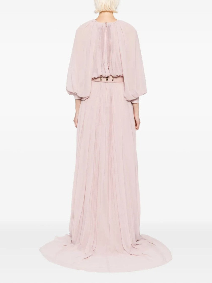 Saiid Kobeisy Pleated Long Dress