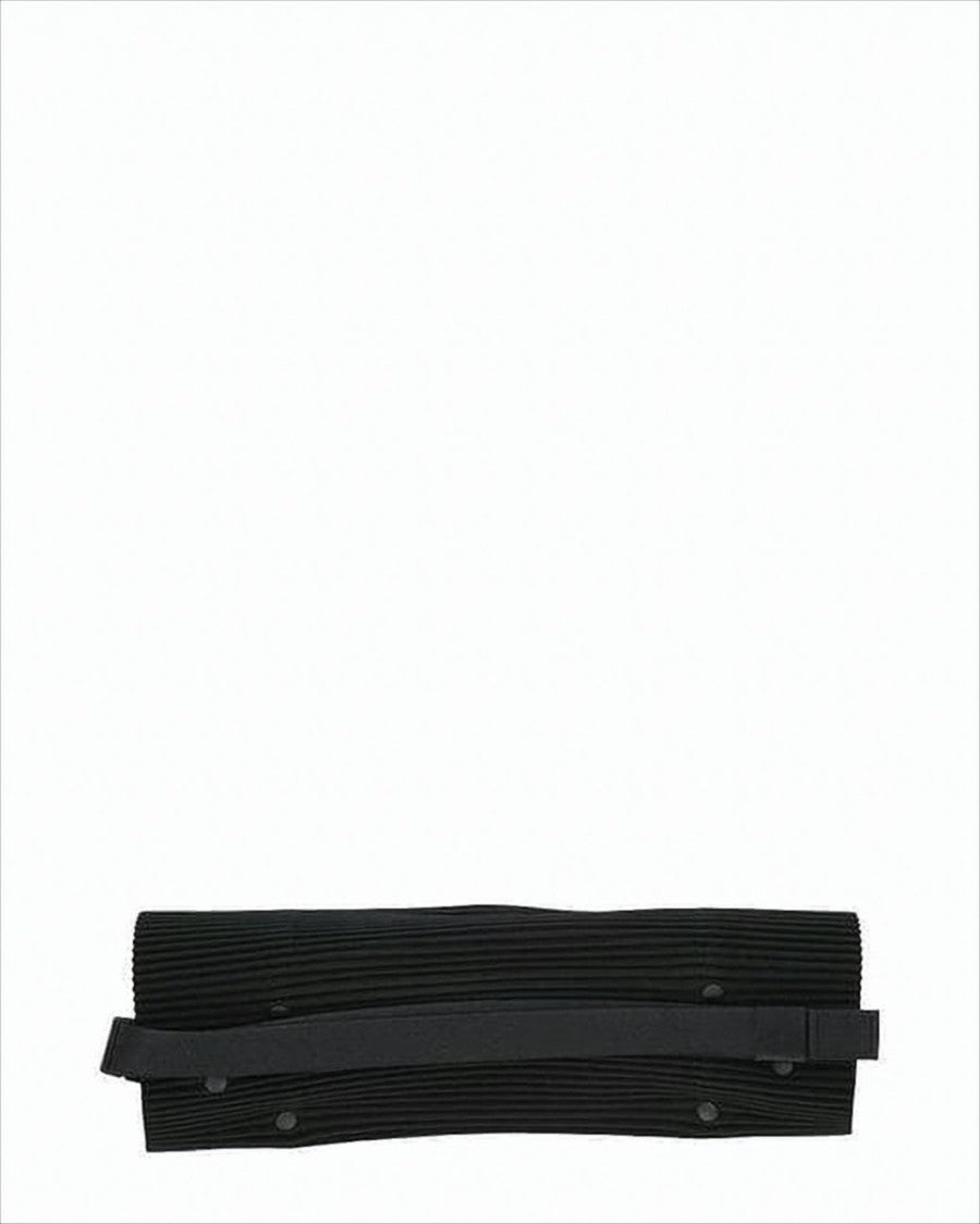 Homme Plissé Issey Miyake Pleated Texture Crossbody Bag