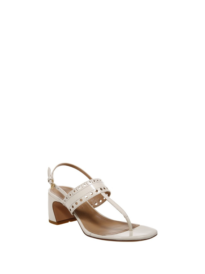 A. Bocca Perforated Leather Sandals