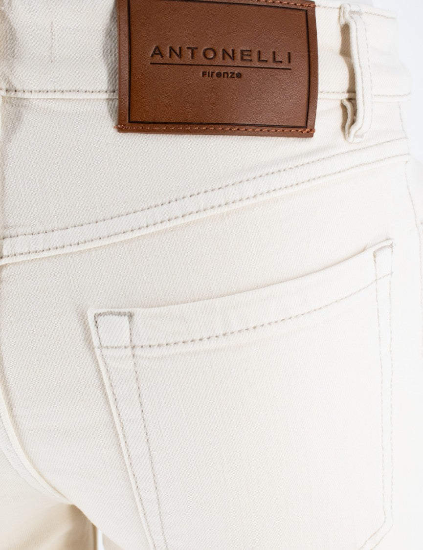 Antonelli Wide Leg Beige Trousers