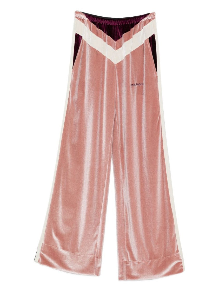 Palm Angels Wide-Leg Velvet Pants