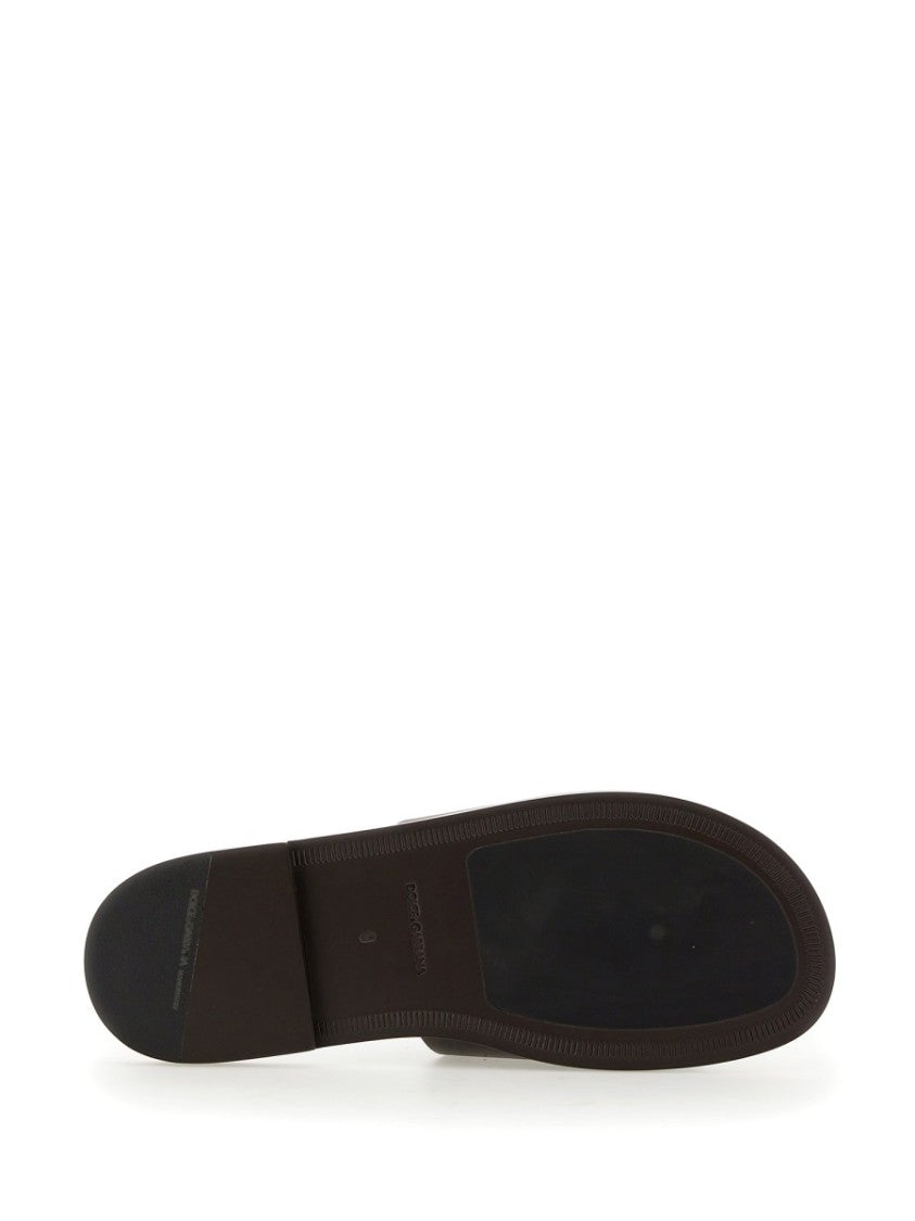 Dolce & Gabbana Sandal With Logo