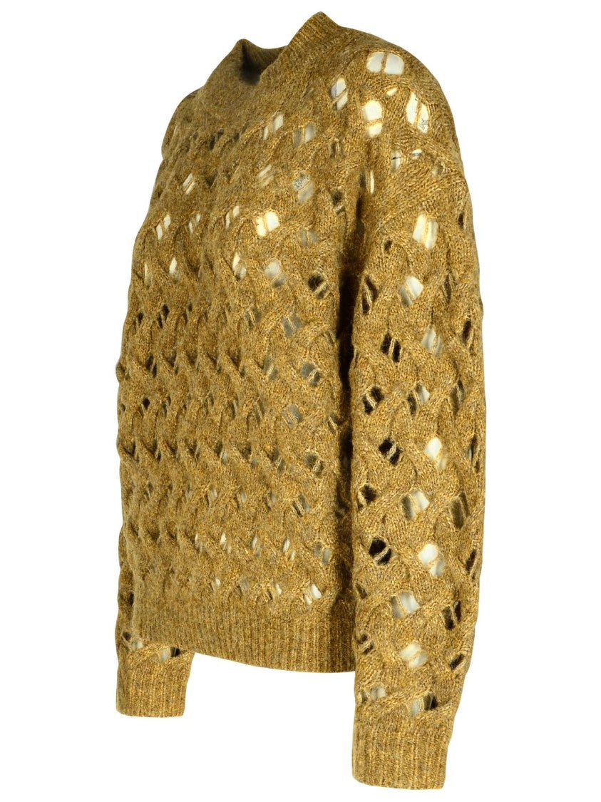 Isabel Marant Étoile 'Aurelia' Beige Acrylic Blend Sweater