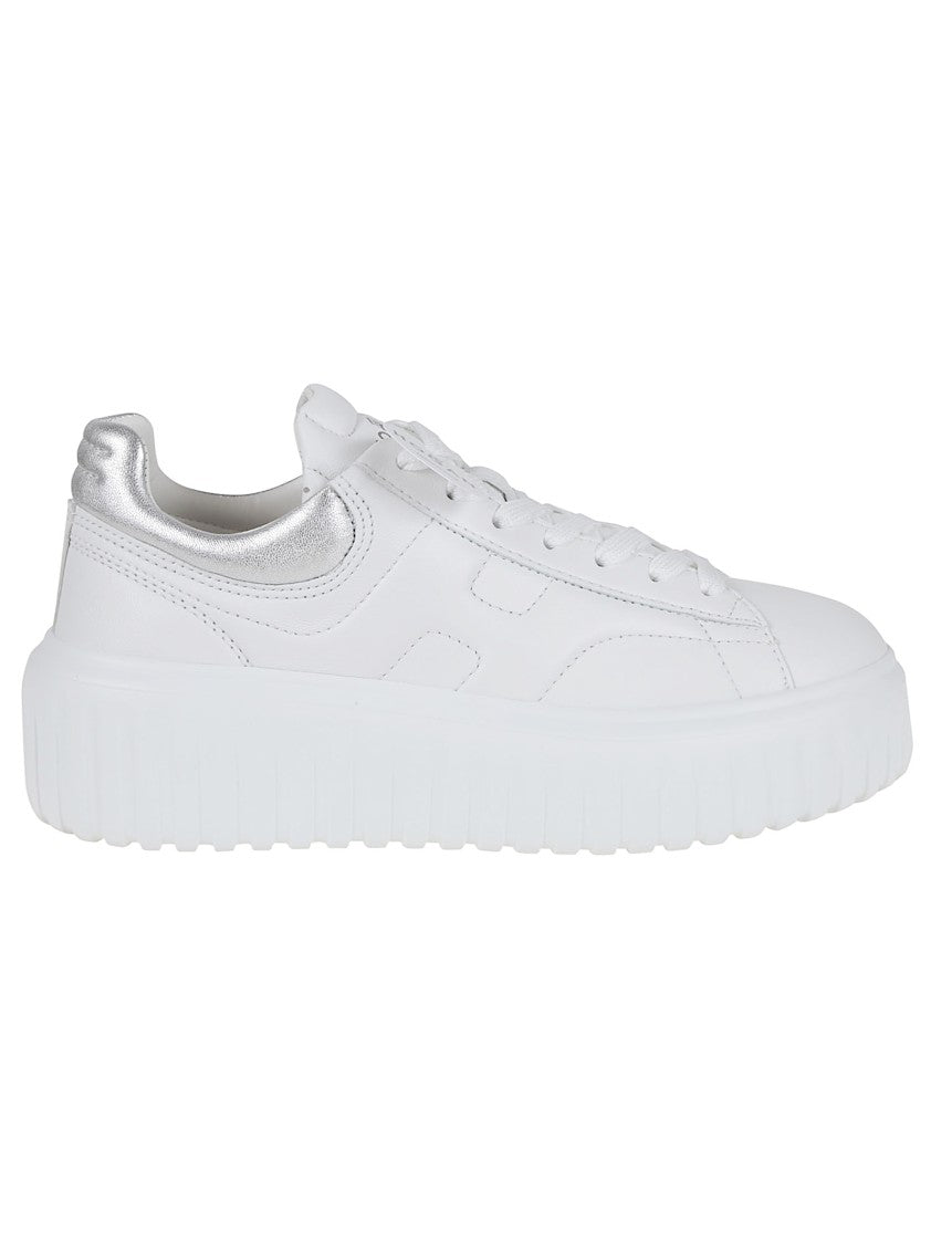 Hogan H-Stripes Sneakers In Nappa Leather