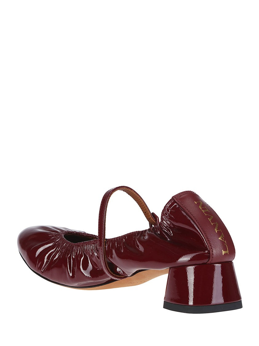 Lanvin Ballerina With Strap And Heel