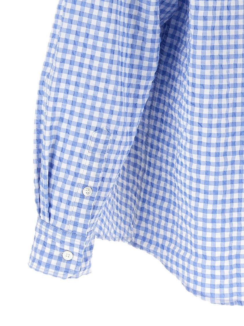 Marni Vichy Print Cotton Blend Shirt