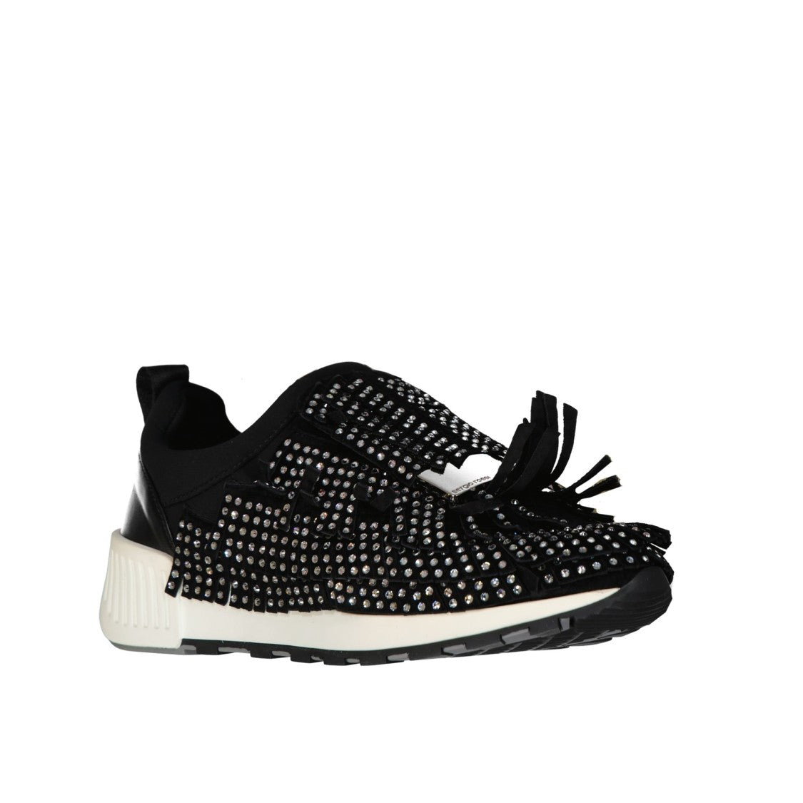 Sergio Rossi Sr1 Running Crystals Sneakers With Sparkling Elegance
