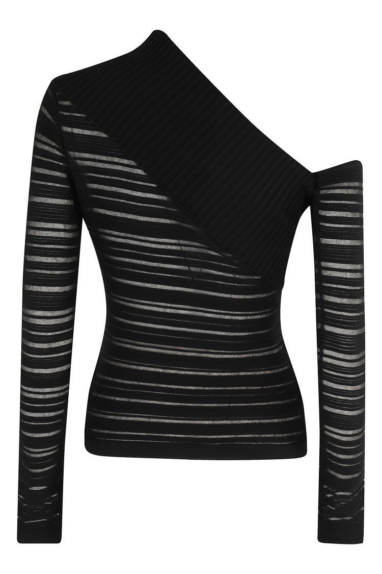 Federica Tosi One-Shoulder Viscose Sweater