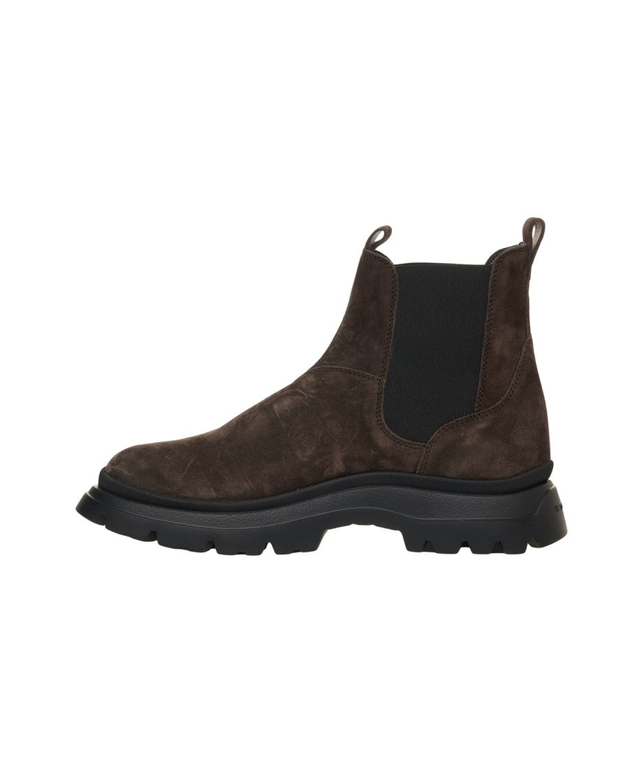 Hogan Leather Boots Suede 'H673'