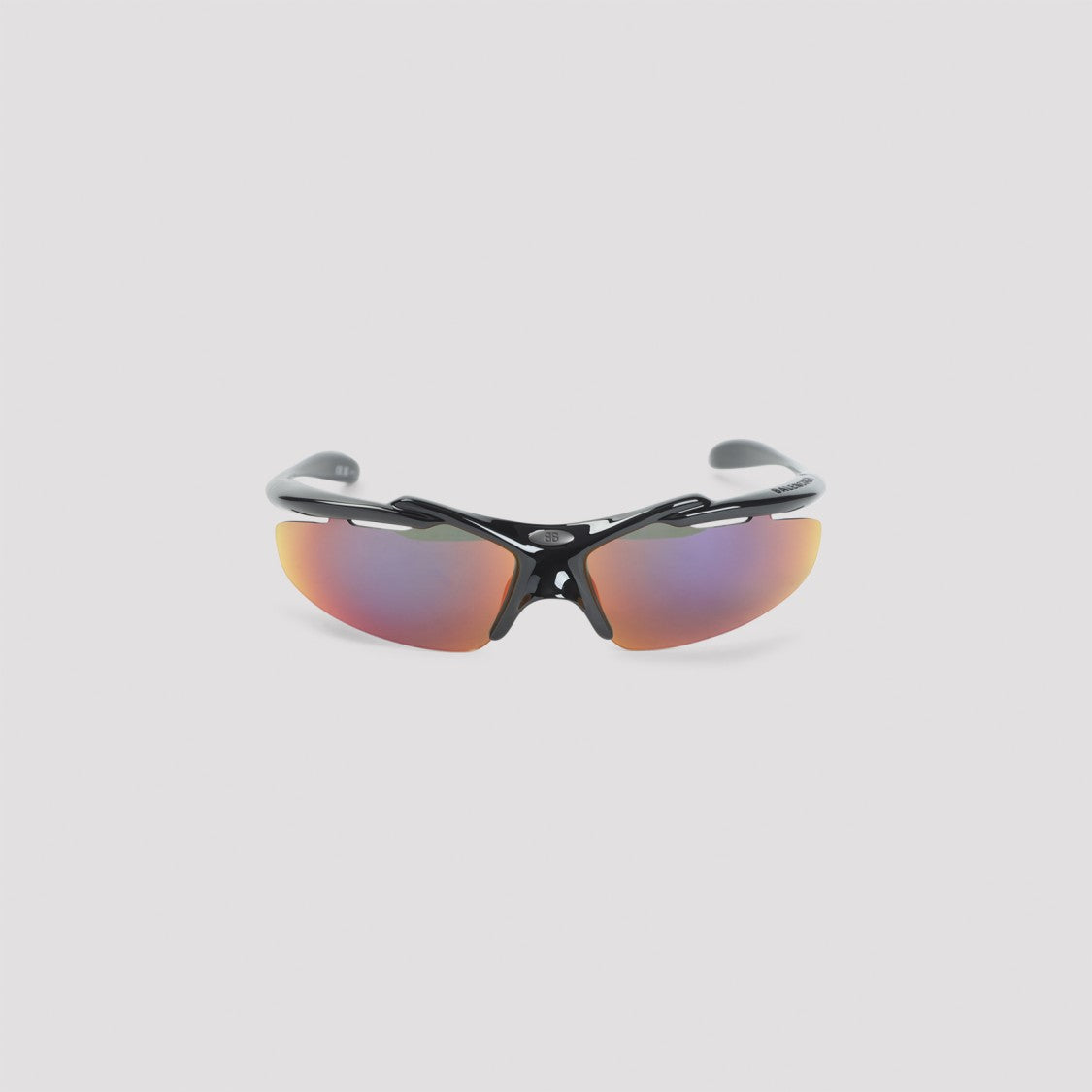 Balenciaga Black Mirror Infrared Acetate Turbo D-Fram Bb0464s Sunglasses